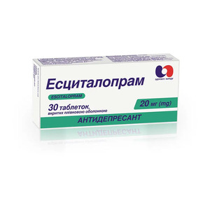 Эсциталопрам табл. п/о 20мг №30