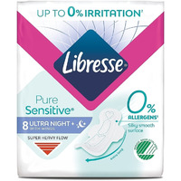 Прокладки Libresse Pure Sensitive Ultra Night + Ночные №8