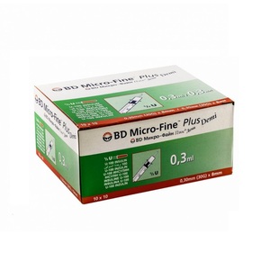 Шприц інсуліновий Micro-Fine Plus U-100 з голкою 30G (0.3x8мм) 0,5мл №1