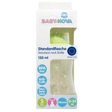 Бутылочка Baby-nova 45010-3 Одноцв.пластм.салатовая 130мл