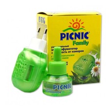 Фумигатор Picnic Family электронный + жидкость 30мл (45 ночей)