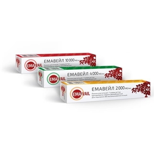 Эмавейл раствор для инъекций 10000 МЕ по 1 мл в шприцах 1 шт.