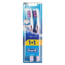 Зубная щетка ORAL-B 22761 Advantage 3D White 40 средняя 1+1 бесплатно Зубная щетка ORAL-B 22761 Advantage 3D White 40 средняя 1+1 бесплатно