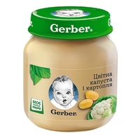 Пюре Gerber Цветная капуста и картофель 130 г