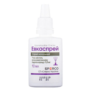 Эвкаспрей спрей 1 мг/мл по 10 мл в контейнере