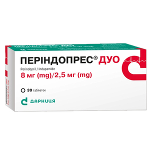 Периндопрес Дуо-Дарница таблетки по 8 мг/2,5 мг 30 шт.