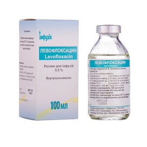 Левофлоксацин раствор для инфузий 0.5% по 100 мл в контейнере 1 шт. - Фарматрейд