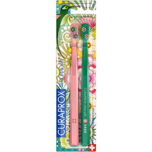 Набор зубных щеток CURAPROX  Ultra Soft d 0,10 мм (2шт) Duo Bathroom 2021