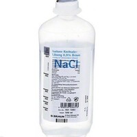 Натрия Хлорид 0,9% раствор для инфузий по 500 мл во флаконе 10 шт. - Б.Браун