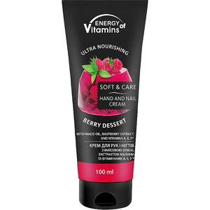 Крем Energy Vitamins Berry dessert д/рук та нігтів 100мл