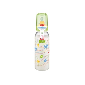 Пляшечка Nuk 10741419 240мл + соска д/дітей від 6міс