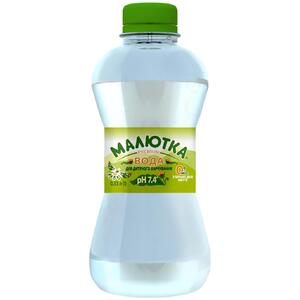 Вода Малютка Premium питьевая 0,33л
