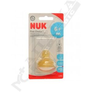 Соска Nuk First Choice Plus 10713254 Антиколиковая латексная с сред.отвер. р2