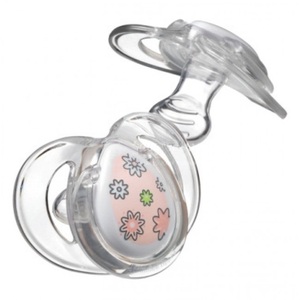 Пустышка Tommee Tippee 43320284 ортодонтическая прозрачная 3-9 мес 2 шт