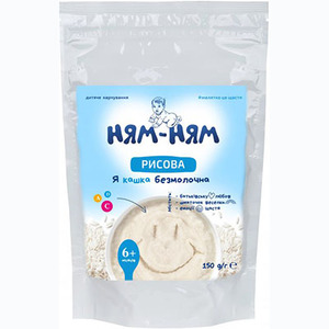 Каша Ням-Ням рисова з 6-ти міс. 150 г