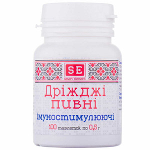 Дрожжи пивные иммуностимулирующие Фармаком 0,5г №100