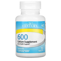 Кальций 21st Century табл. 600мг №75 21st Century
