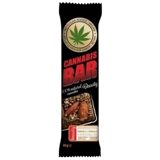 Батончик-мюслі Cannabis Bar з мигдалем та насінням канабісу 40г