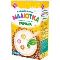 Каша Малютка Молочная гречка с 4-х мес 250 гр