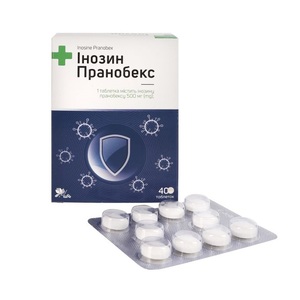 Инозин пранобекс таблетки по 500 мг 40 шт.