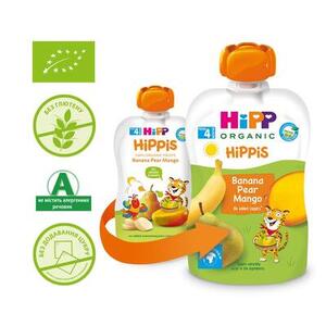 Пюре HiPP 8523_02 Банан-Груша-Манго 100г