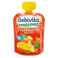 Пюре Bebivita 1419 Яблоко-персик-манго 90 г (пауч)