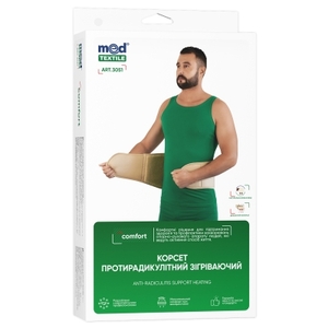 Корсет Medtextile 3051 протирадікулітний зігріваючий р XL/XXL