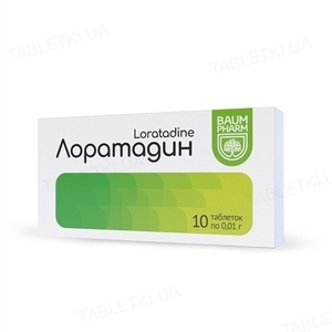 Лоратадин-Фармак таблетки по 10 мг 10 шт.