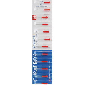 Набор ершиков Curaprox межзубных Prime Refill CPS 07-8шт Красный