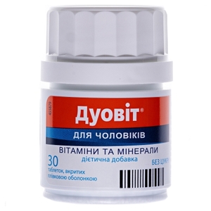 Дуовит для мужчин табл. №30