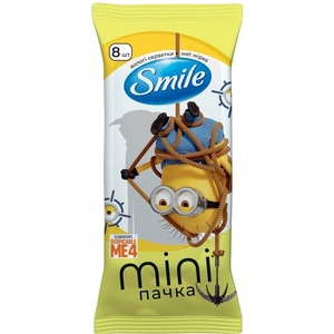 Салфетки влажные Smile Minions №8