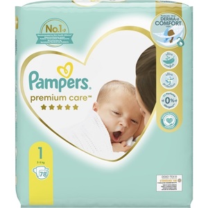 Подгузник Pampers Premium Care Newborn 2-5кг №78
