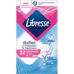 Прокладки Libresse Щоденні Dailyfresh Normal Plus №32