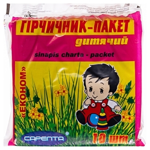 Горчичник-пакет детский Эконом №10