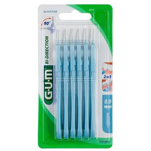 Набір GUM міжзубних щіток BI-DIRECTION MICRO FINE 6 шт