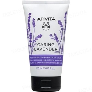 Крем Apivita CARING LAVENDER Зволожуючий та заспокійливий для тіла 150 мл