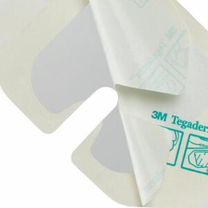 Повязка Tegaderm Film 6см*7см с прорезью д/фикс.канюль №1 (100шт в уп.)