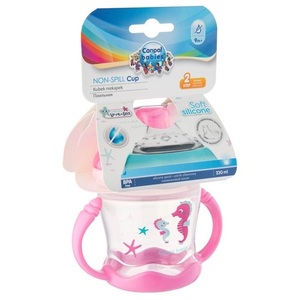 Кружка-непроливайка Canpol 57/300 Sweet fun 180мл рожева