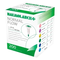 Ланцеты HAEMOLANCE Plus NORMAL FLOW стер.21G тип420 №200