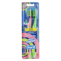 Зубна щітка ORAL-B Neon Fresh 40 мʼяка 2шт