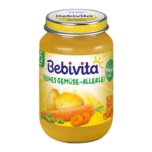Пюре Bebivita 1011 Овощное ассорти 190 г