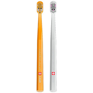 Набір зубних щіток Curaprox UltraSoft Duo Fox and Bunny Edition 2024, d 0,10 мм №2