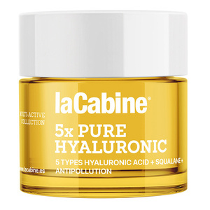 Крем LaCabine 5xPure Hyaluronic. Зволожувальний проти зморшок шкіри обличчя з 5 гіалуроновими кислотами 50 мл