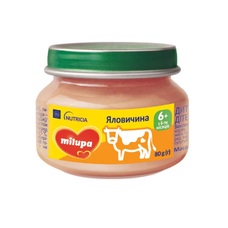 Пюре Milupa мясное Говядина с 6 мес 80г