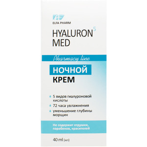 Elfa Pharm Hyaluron5 Med крем нічний 40мл