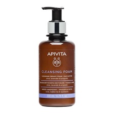 Пінка кремова Apivita EXPRESS BEAUTY Очищаюча для обличчя та очей 200мл Пінка кремова Apivita EXPRESS BEAUTY Очищаюча для обличчя та очей 200мл