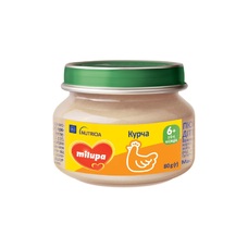 Пюре Milupa мясное Ципленок с 6 мес 80г
