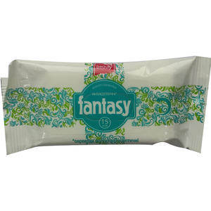 Салфетки влажные FANTASY Premium антисептические №15