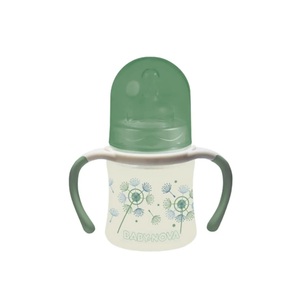 Пляшечка Baby-nova 45003 пласт. широке шийка Декор з ручкою 150мл