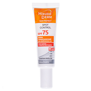 Крем Hirudo Derm Sun Protect Spot Control сонцезахисний для проблемних зон SPF75 25мл